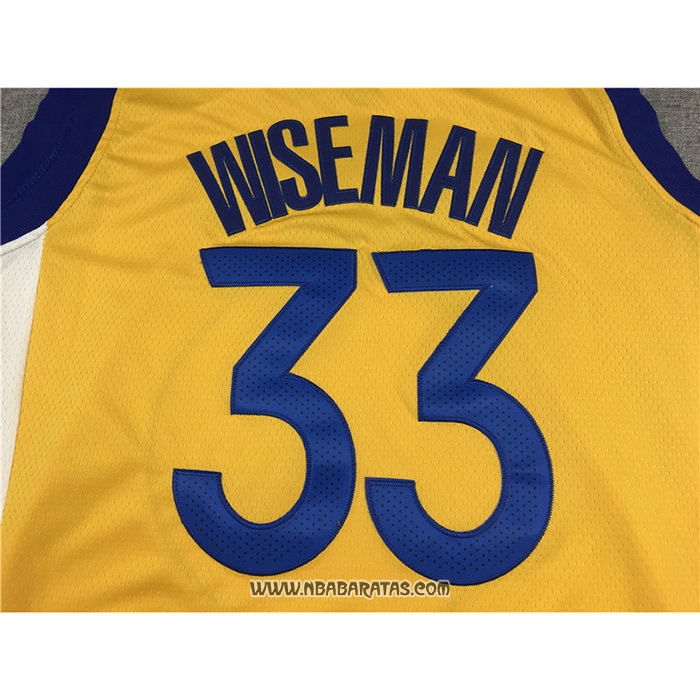 Camiseta Golden State Warriors James Wiseman #33 Statement 2020 Amarillo